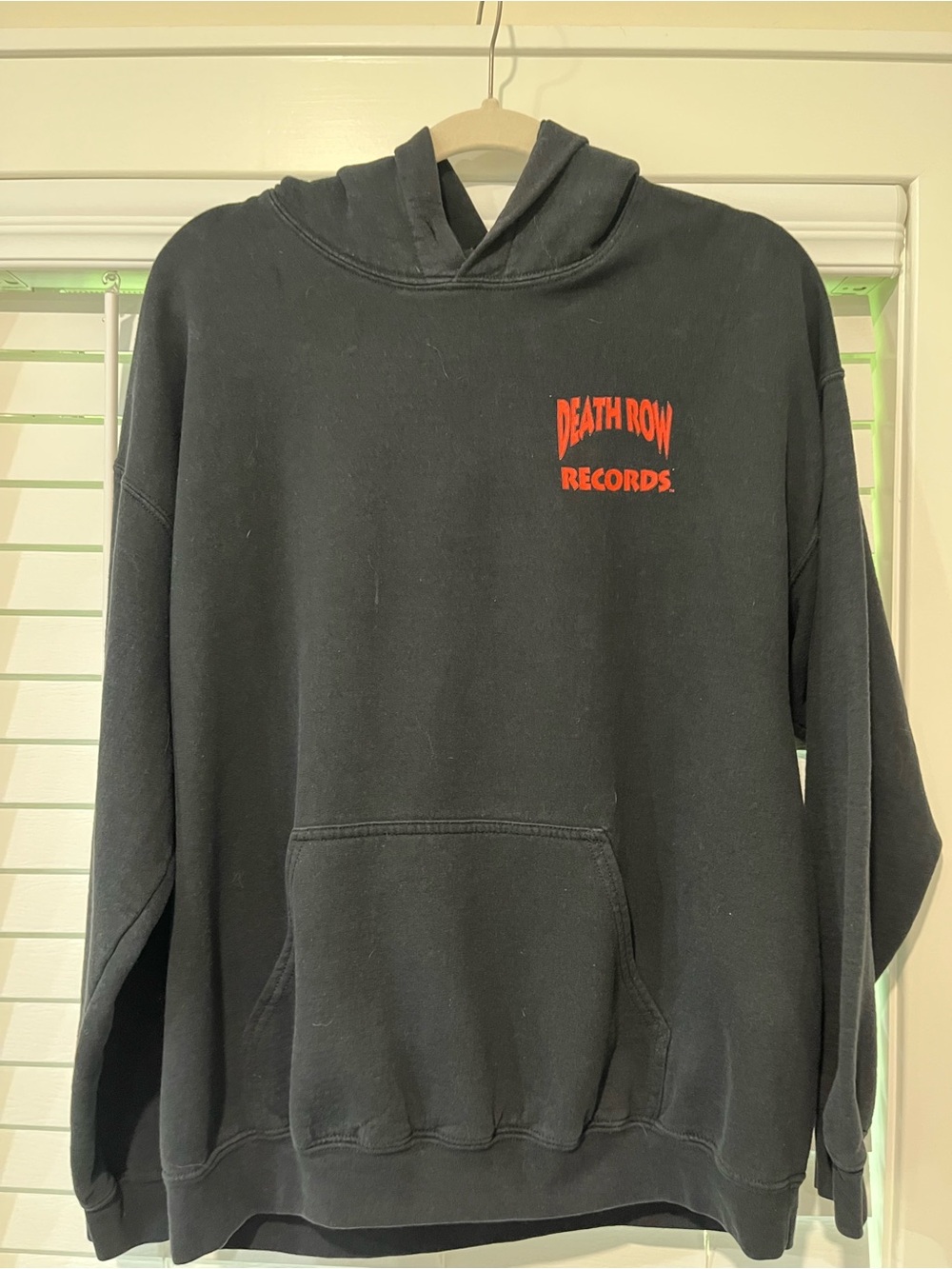 Black Deathrow Crewneck Hoodie